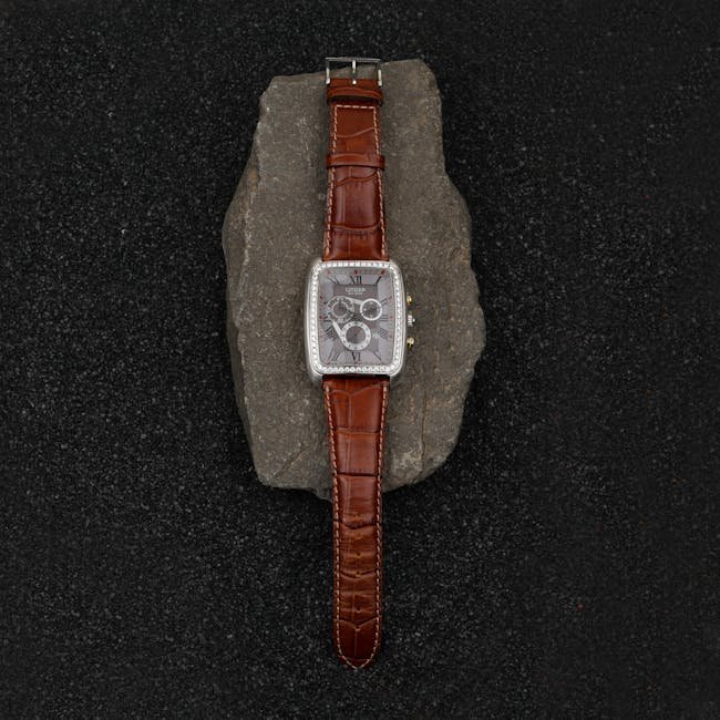 Men Leather Watch